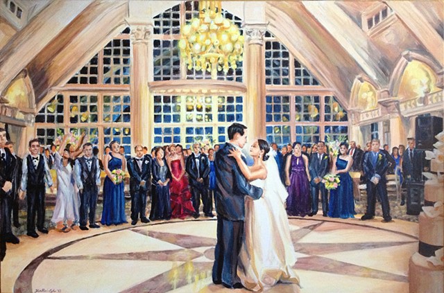 Wedding ceremony: first dance