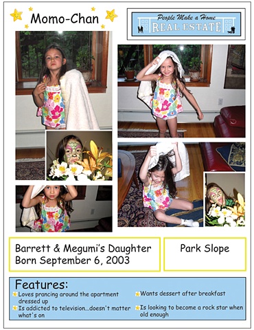 Sample "People Posting:" Barrett and Megumi's Daughter Momo-Chan