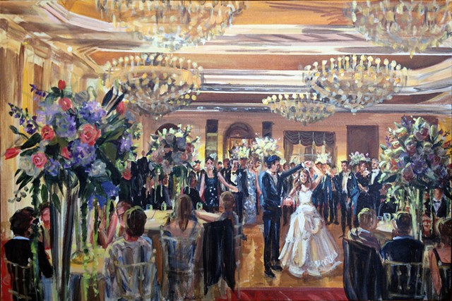 Wedding Reception at the Garden City Hotel, Long Island