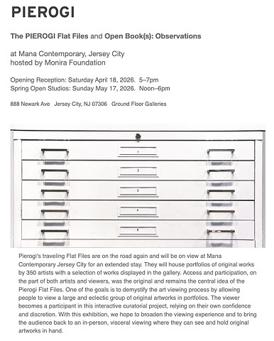 Pierogi Flat Files hosted by Monira Foundation, Mana Contemporary