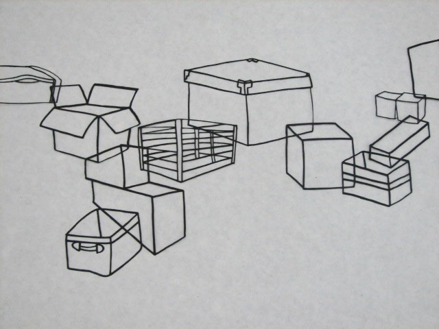 Boxes Landscape, detail 2