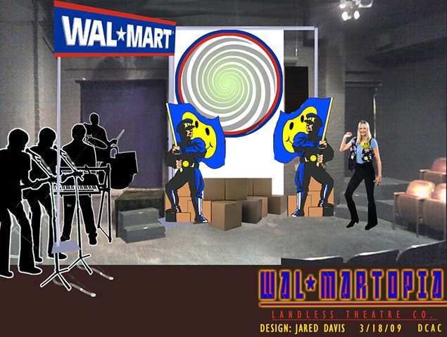 Walmartopia Set Design