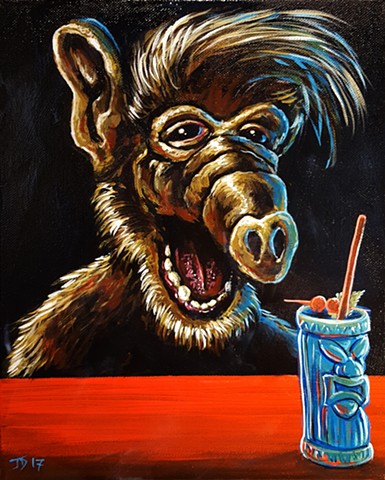 Painting of ALF