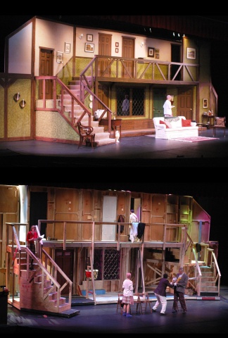 Act I and II of Noises Off, Arlington Players 2005