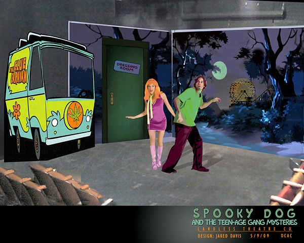 Set Design for Spooky Dog and the Teenage Gang Mysteries