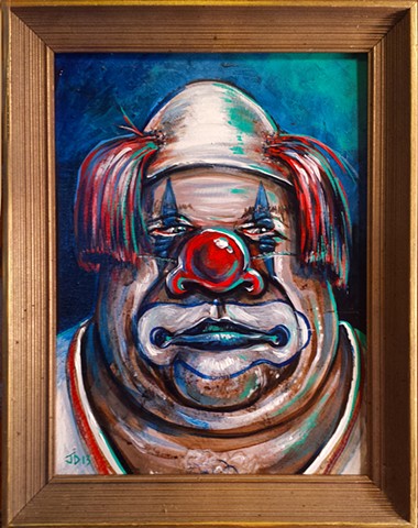 Creepy Clown Painting number 2 Fat clown