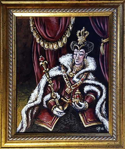Painting of a evil queen