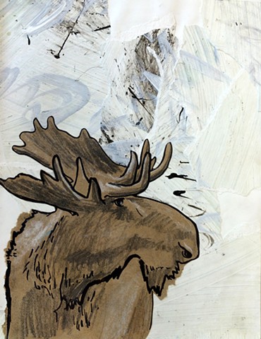 Sketchbook Moose Study