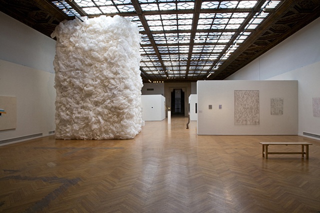 Futility Tower 1 
(on the left, exhibition installation view)