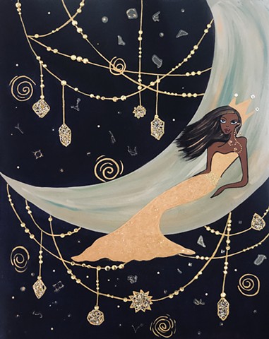 Moon goddess taking over the universe
