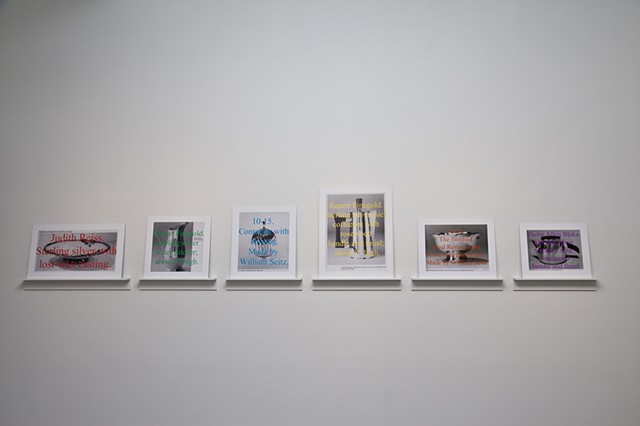 Images of Silver Objects, installation view at the ICA at Maine College of Art