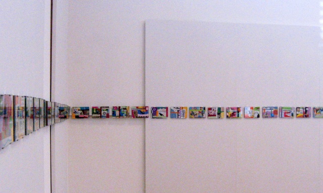 Wall Detail of  "+/-200 Collage Installation" 