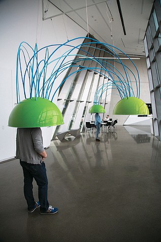 Conversation Domes. Sound Installation at the Broad Art Museum.