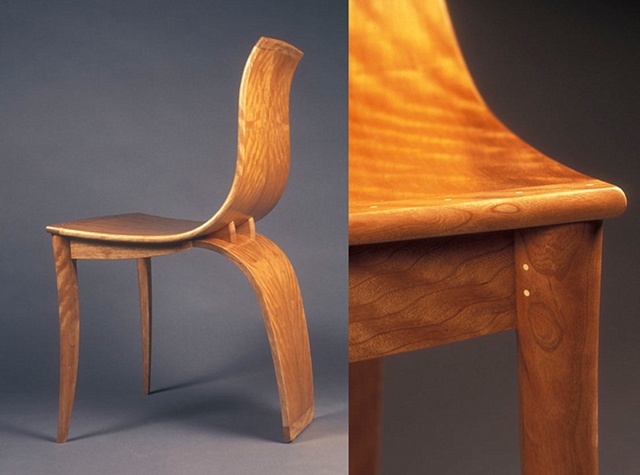 Curly Cherry Dining Chair