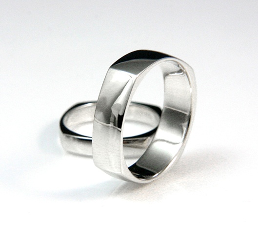 Wedding Set Moon Ring