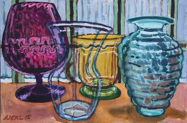 Colored glass (watercolor)