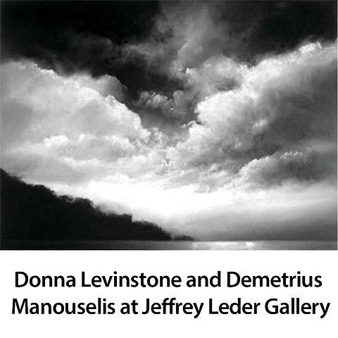 Donna Levinstone and Demetrius Manouselis at Jeffrey Leder Gallery