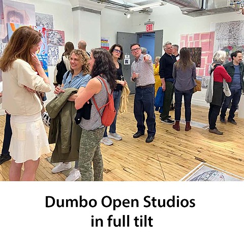 Dumbo Open Studios in full tilt