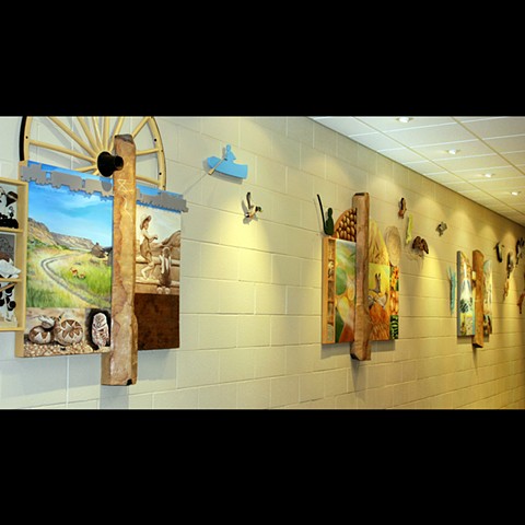 Wahitis, left hallway view