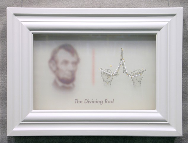 divining rod with abraham lincoln by michael paulus