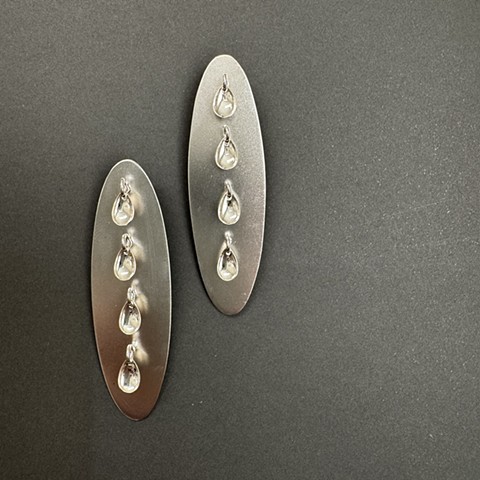 Reflection earrings long