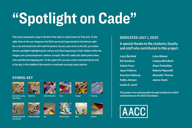 Spotlight on Cade (wall text)