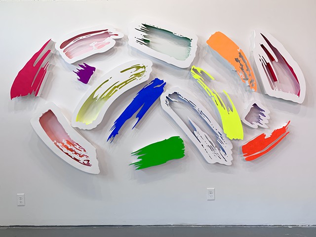 "Lindsay McCulloch: Double Rainbow", Ro2 Art, installation 4