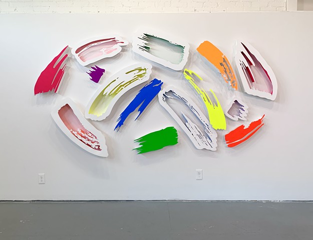 "Lindsay McCulloch: Double Rainbow", Ro2 Art, installation 3