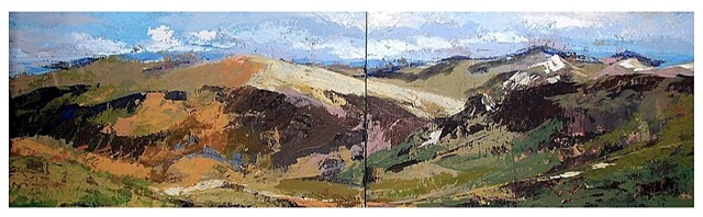 Spring in the Highlands (diptych)