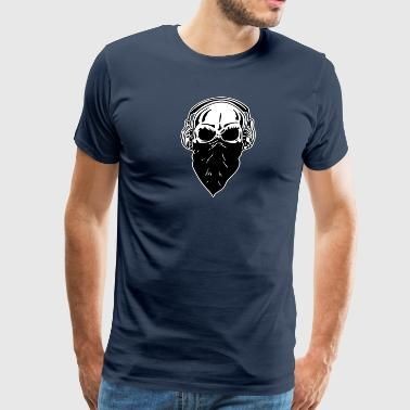 Skull with Head Phones T-Shirt