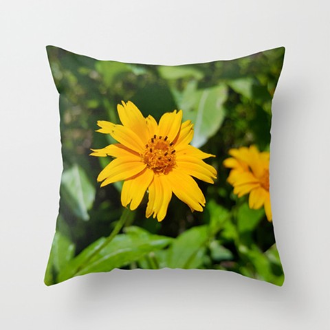 Beach Sunflower Pillow