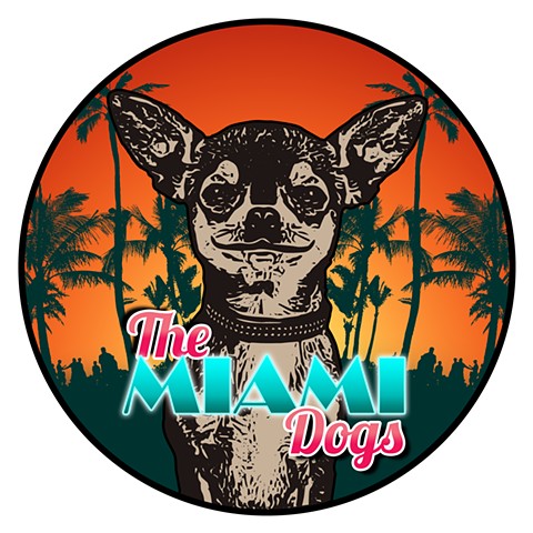 The Miami Dogs Color Logo