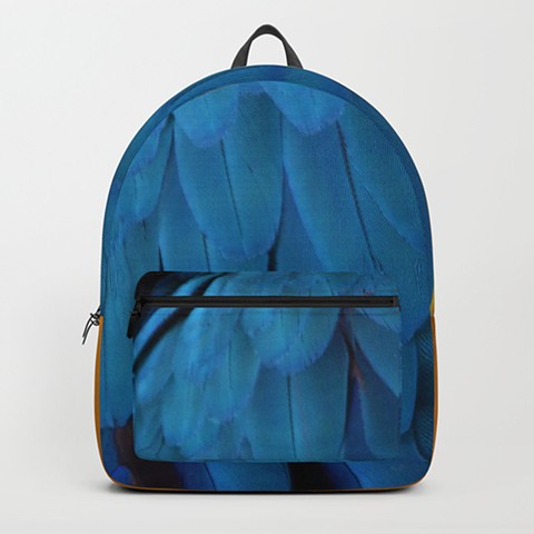 Parrot Feather Book Bag