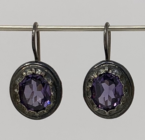 Georgian Alexandrite Earrings