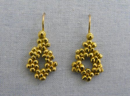 Chain of Flowers Droplet Earrings