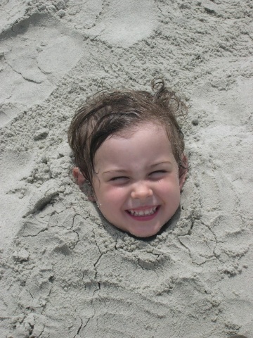 Evvy in the Sand