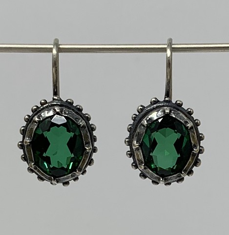 Georgian Emerald Earrings