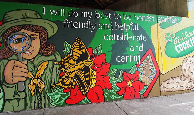 Girl Scout Mural 