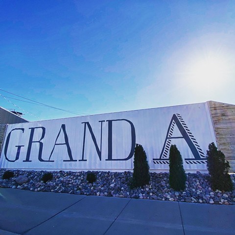 Grand A Sign