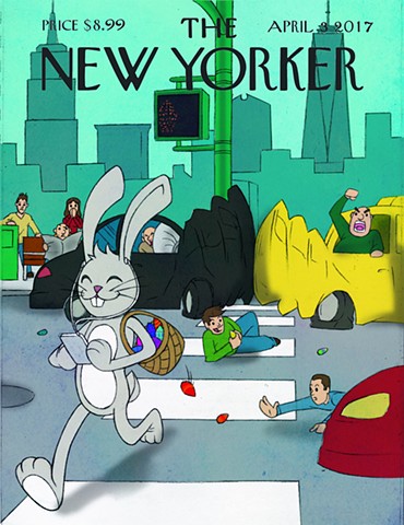 New Yorker Spring Cover by: Alekos Manikas