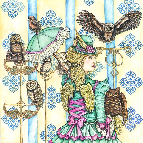 Athena and Her Owls 