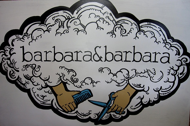 barbara&barbara business sign