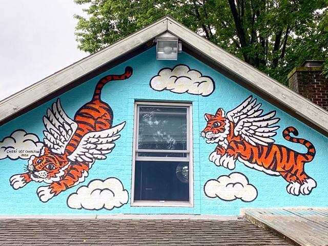 Flying Tiger Mural 