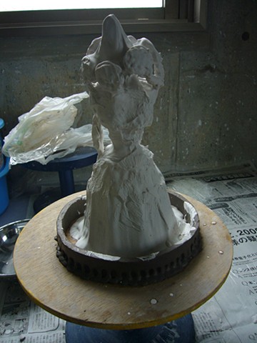 Building up layers of G2 plaster