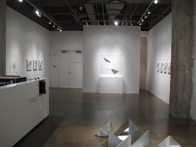 installation shot from Tilt, solo exhibit at Marx & Zavaterro, San Francisco, CA
