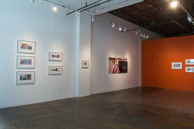 Installation shot of  "The Soft and Sweet Eclipse" exhibit at CB1 Gallery in Los Angeles, CA