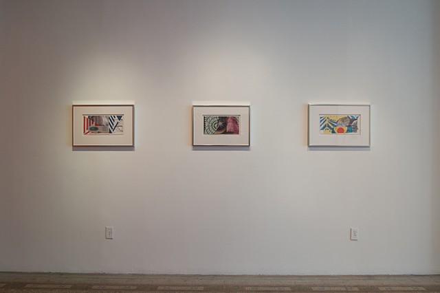 Installation shot of  "The Soft and Sweet Eclipse" exhibit at CB1 Gallery in Los Angeles, CA