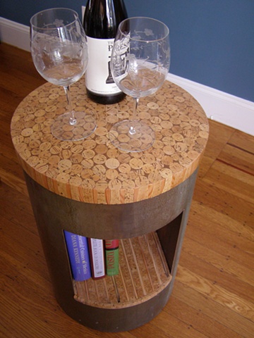furniture, unique, handmade, wine corks