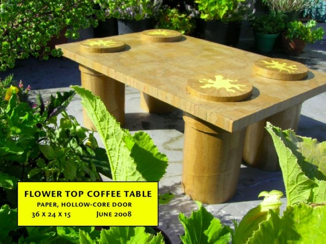 flower top coffee table
