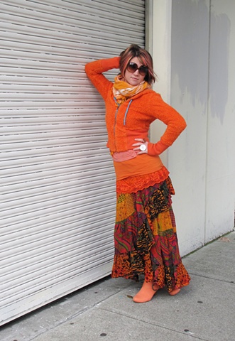 orange performance san francisco color fashion clothing dress